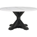  Crown Mark Varley 1320T-54R Genuine Marble Round Dining Table IMAGE 1
