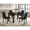  Crown Mark Resia 2120BK-T-3048 Dining Table - Black IMAGE 2