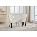  IFDC C-1228 Dining Chair - Creme IMAGE 3