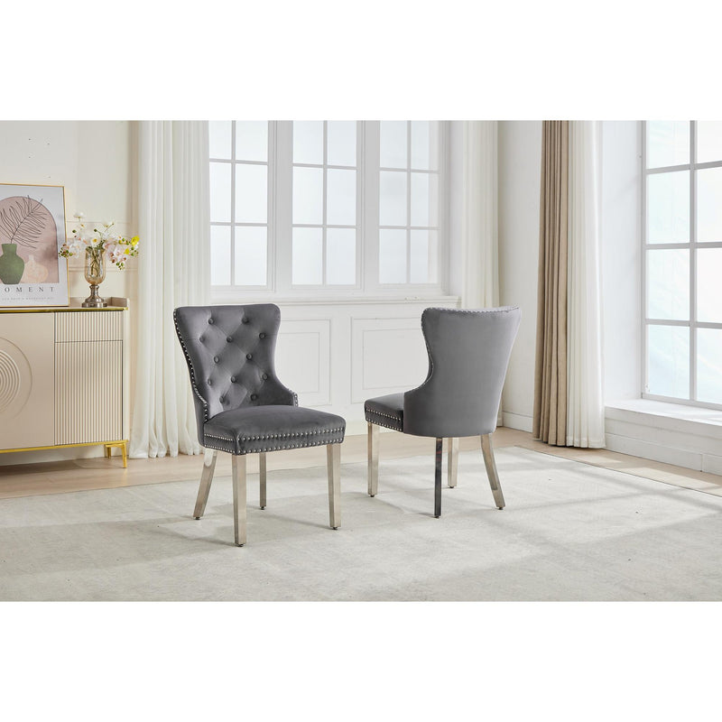  IFDC C-1245 Dining Chair - Grey IMAGE 3