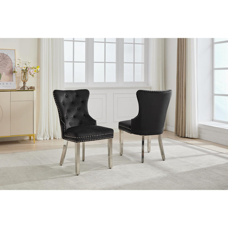  IFDC C-1246 Dining Chair - Black IMAGE 3