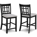  Crown Mark Hartwell 2795LG-S-24 Counter Height Chair - Light Grey IMAGE 1