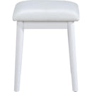  Crown Mark Cecilia 4905SET-WH Vanity Table & Stool - White IMAGE 7