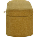  Crown Mark Philipa 4924GD-BENCH Storage Bench - Gold Tweed IMAGE 4