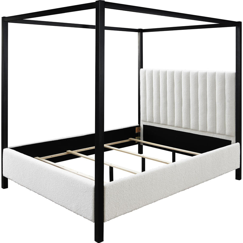  Crown Mark Adalyn 5107WH-K King Canopy Bed IMAGE 2
