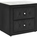  Crown Mark Annabelle 5114BK-2 Nightstand - Black IMAGE 1