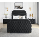  Crown Mark Natalia 5115BK-Q Queen Bed with Fireplace and TV Lift - Black IMAGE 4