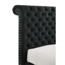  Crown Mark Voltare 5212BK-K King Bed with Fireplace & TV Lift - Black IMAGE 8