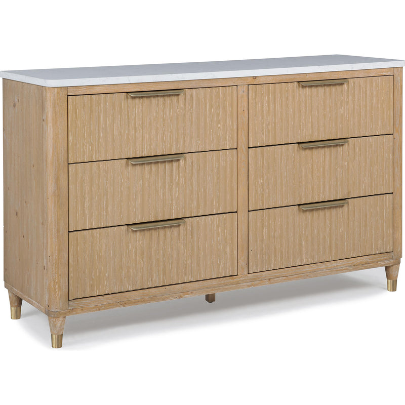  Crown Mark Kara B1450-1 Dresser - Cerused Natural IMAGE 1