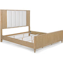  Crown Mark Kara B1450-K King Bed - Cerused Natural IMAGE 2