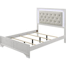  Crown Mark Lyssa B4312-K King Bed with LED - Oat/Frost IMAGE 2