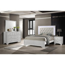  Crown Mark Lyssa B4312-Q Queen Bed with LED - Oat/Frost IMAGE 4
