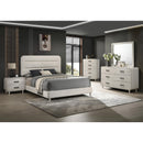  Crown Mark Nyomi B4900-K King Bed - White IMAGE 3