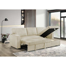  IFDC IF-9026 Reversible Chaise - Creme IMAGE 3