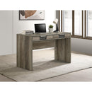  Crown Mark Rangley B6830-DESK Writing Desk - Grey/Brown IMAGE 3