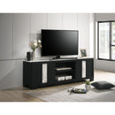  Crown Mark Rangley B6835-99 TV Stand - Black IMAGE 4
