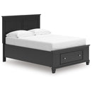  Signature Design by Ashley Lanolee B687B22 Full Panel Storage Bed IMAGE 1