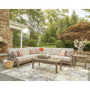 Signature Design by Ashley Clare View P801P11 4 pc Outdoor Sectional IMAGE 6