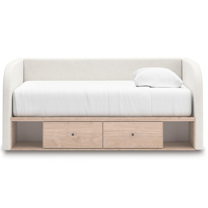 Signature Design by Ashley Arloster PCB1566B9 Twin Upholstered Day Bed with Storage IMAGE 3