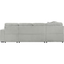 Coaster Furniture Devonshire 501208 Sleeper Sectional Sofa Storage Chaise - Grey IMAGE 10
