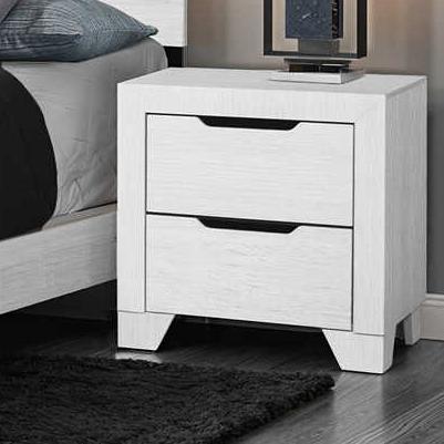  Monarch I 5243 Nightstand - White IMAGE 1