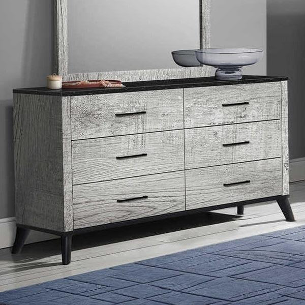  Monarch I 5251 6-Drawer Dresser - Grey Reclaimed/Graphite IMAGE 1