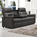  IFDC IF-8140 Power Reclining Sofa - Espresso IMAGE 1