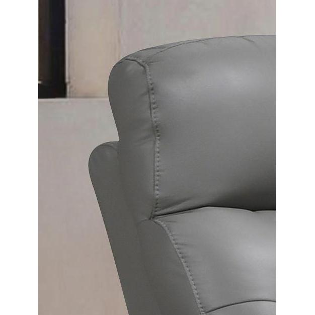  IFDC IF-8141 Power Reclining Loveseat - Light Grey IMAGE 2