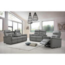  IFDC IF-8141 Power Reclining Loveseat - Light Grey IMAGE 3