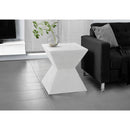  Monarch I 4126 25" Accent Table - White IMAGE 2