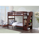  IFDC B-1845 Twin/Twin Bunk Bed - Espresso IMAGE 1