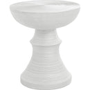  Monarch I 4145 25" Accent Table - White IMAGE 1