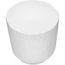  Monarch I 4149 25" Accent Table - White IMAGE 2