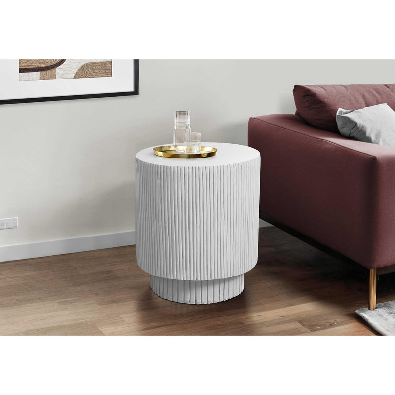  Monarch I 4149 25" Accent Table - White IMAGE 3