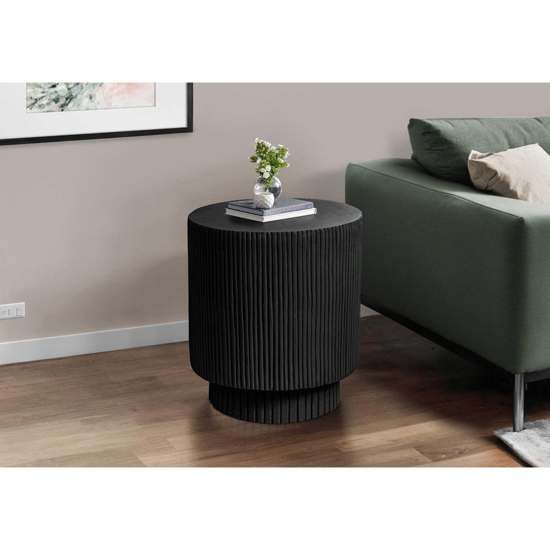  Monarch I 4150 25" Accent Table - Black IMAGE 2