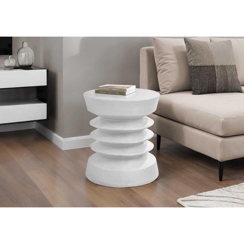  Monarch I 4153 25" Accent Table - White IMAGE 2