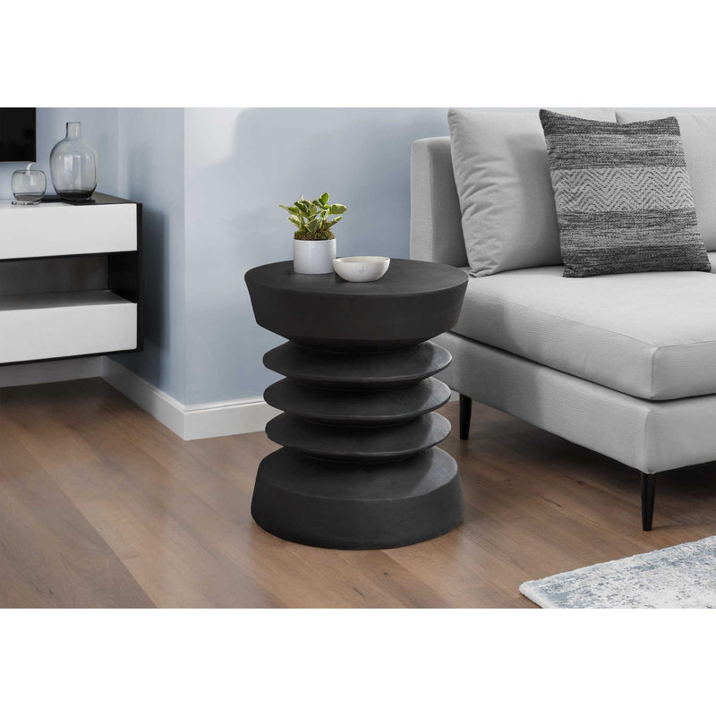  Monarch I 4154 25" Accent Table - Black IMAGE 2