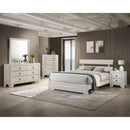  Crown Mark Atticus B6982-T-BED Twin Bed - White IMAGE 2