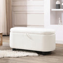  IFDC IF-6212 Oval Storage Bench IMAGE 1