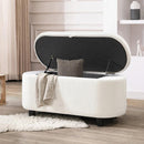  IFDC IF-6212 Oval Storage Bench IMAGE 2