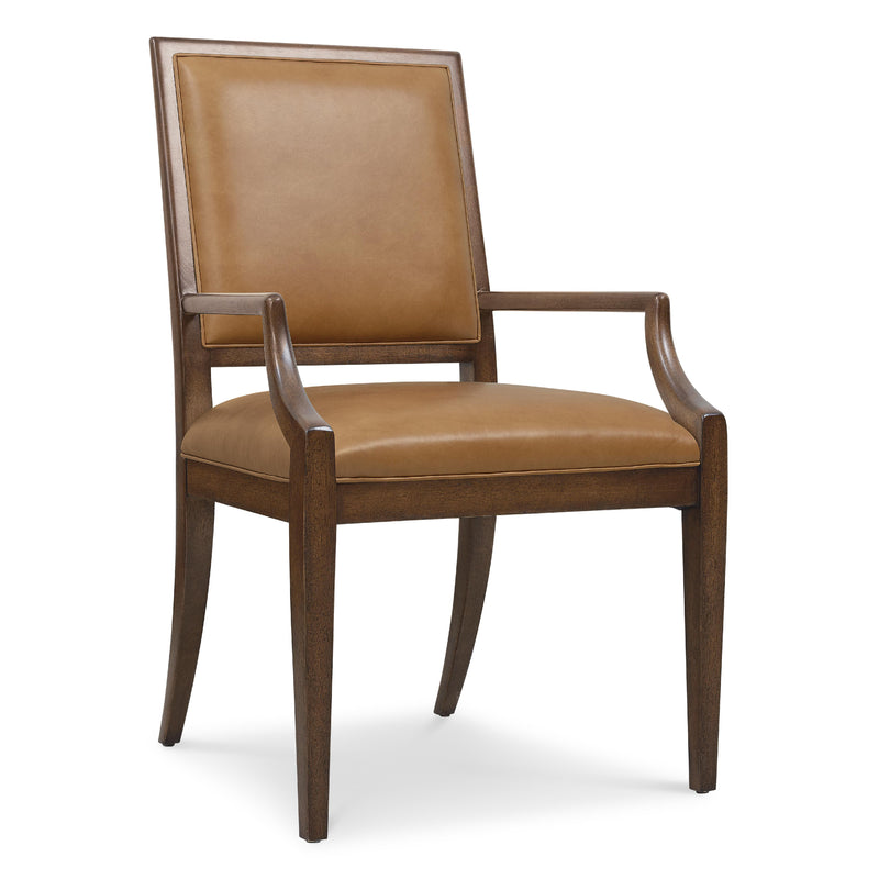  Hooker Furniture 6123-75700-89 Archives Leather Arm Chair IMAGE 1