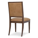  Hooker Furniture 6123-75710-89 Archives Leather Side Chair IMAGE 2