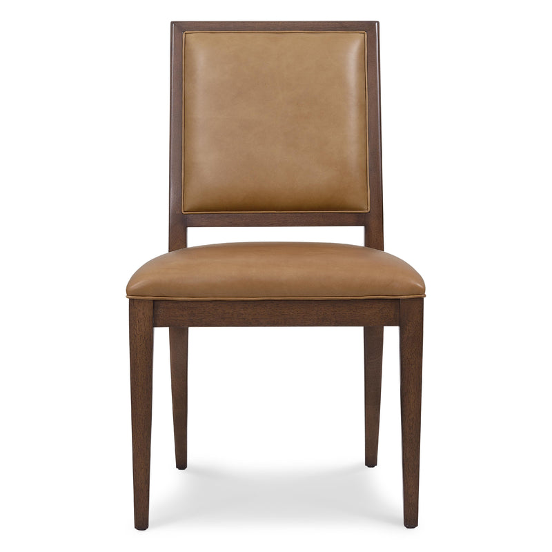  Hooker Furniture 6123-75710-89 Archives Leather Side Chair IMAGE 3