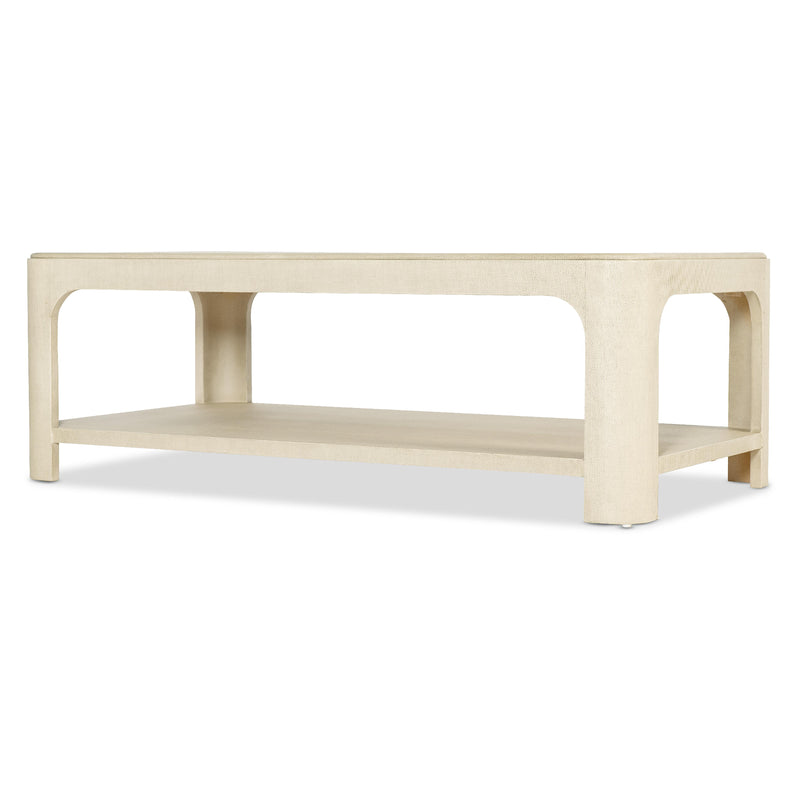  Hooker Furniture 6123-80110-05 Archives Raffia Rectangle Cocktail Table IMAGE 2