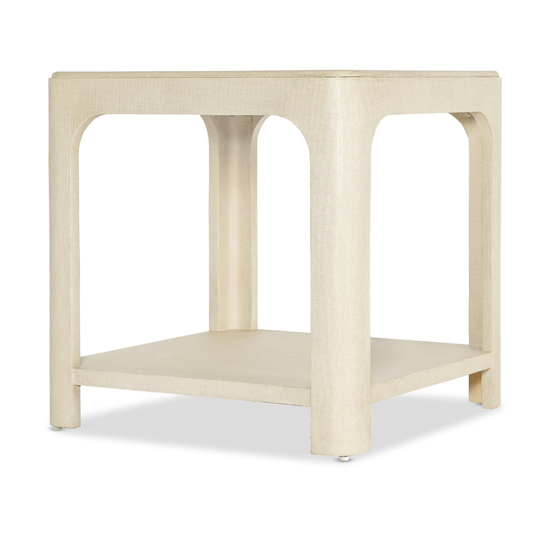  Hooker Furniture 6123-80113-05 Archives Raffia End Table IMAGE 2