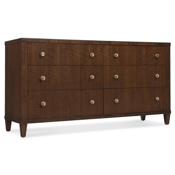  Hooker Furniture 6123-90002-89 Archives Six-Drawer Dresser IMAGE 1