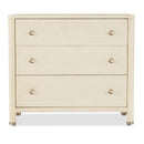  Hooker Furniture 6123-90110-05 Archives Raffia Three-Drawer Chest IMAGE 3