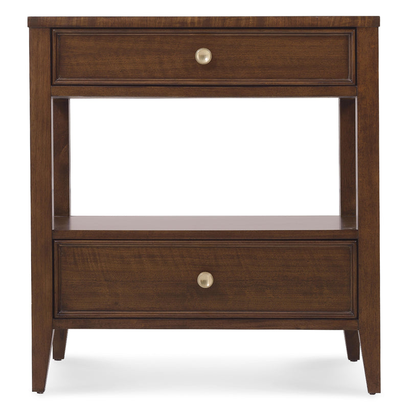  Hooker Furniture 6123-90115-89 Archives Two-Drawer Nightstand IMAGE 2