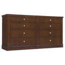  Hooker Furniture 6123-90202-89 Archives Eight-Drawer Dresser IMAGE 1