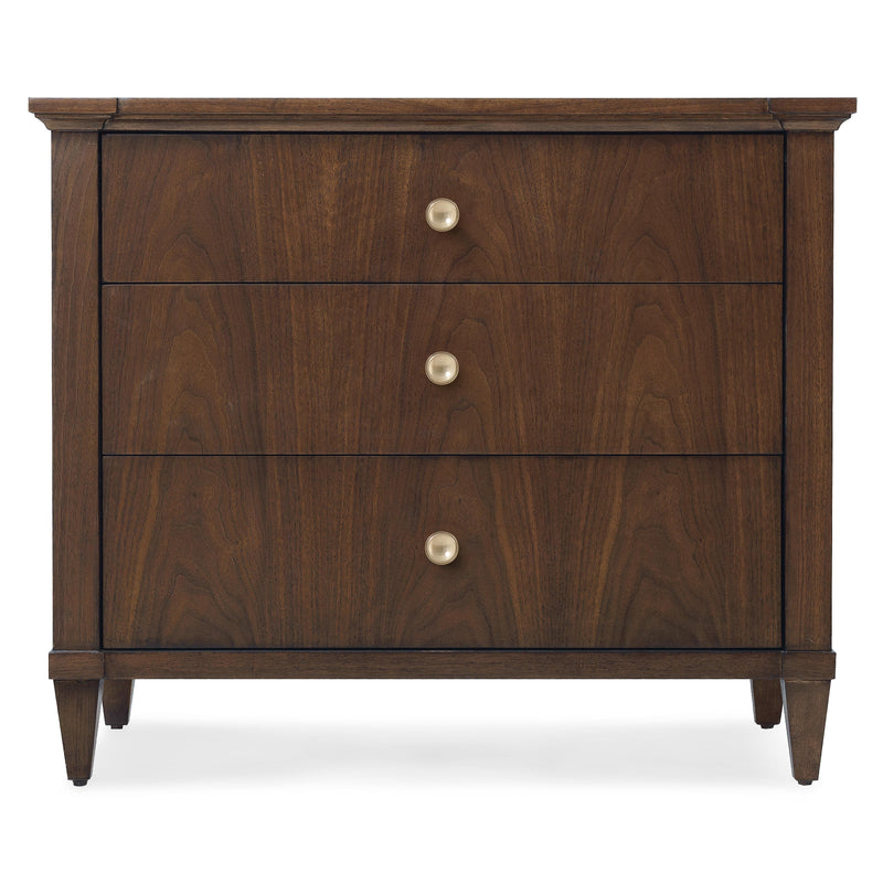  Hooker Furniture 6123-90217-89 Archives Three-Drawer Nightstand IMAGE 2